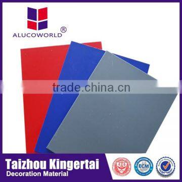 Alucoworld cheapest exterior wall cladding aluminum composite sheet wall construction material