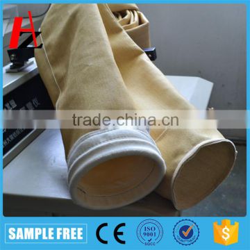 Needle punched nonwoven acrylic dust collector filter bag