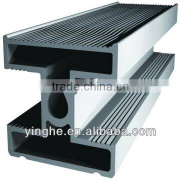 China sliding door profile aluminum colored