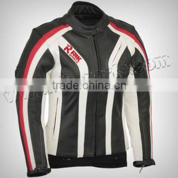 Women Motorbike Leather Jacket, Motorcycle Clothing, Leather Racing Jacket