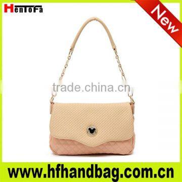 2013 New fashionable lady leather bag, soft feeling leather bag