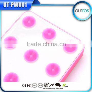 Factory Supply Gift Items Dual Usb Sucker Power Bank Battery Charger 4000mah photo-4