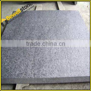 30x30x3cm flamed g684 black natural granite stone pavers for sale