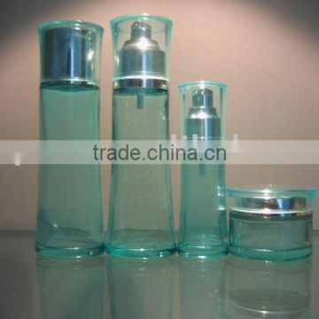 Glass toning lotion bottle