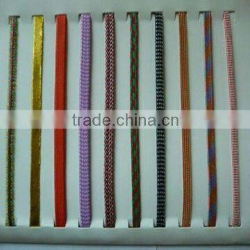 Elastic shoelaces,polyester shoelace,printed shoelace