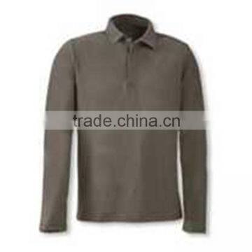 Inherently Flame Retardant Antistatic Long Sleeved Polo Shirt - FR10