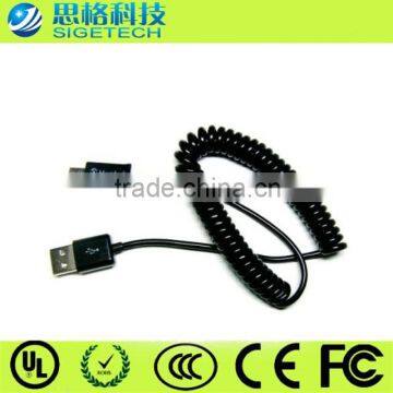 Micro-B Spring Data Cable