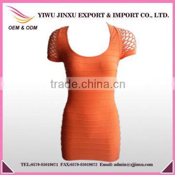 New Fashion Women Casual Dress With Mesh