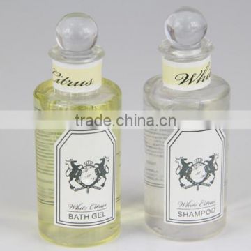 Disposable environmental friendly material bottle hotel cosmetics