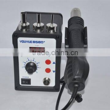 700w ,welding machine ,220V /110V YOUYUE858D+ SMD Hot Air Soldering Station with 3 pcs nozzles