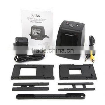 2-in-1 Film Scanner 14Mp CMOS Sensor Interpolated to 22Mp Max 2.4" Color Screen 128MB Internal Memory