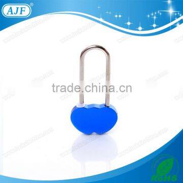 AJF New Arrival Only Manufacturer Popular Wholesale Colored Aluminium Double Heart Shape Padlock photo-2