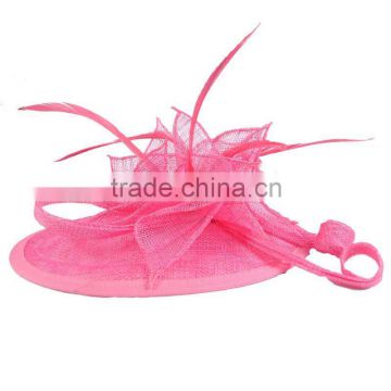 sinamay hats and feather flower