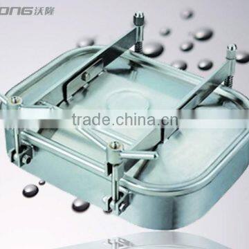 sanitary stainless steel square manhole cover for food grade