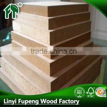 shandong mdf veneered board for furniture and decoration