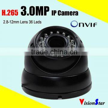 Outdoor home surveillance monitoring system security 3mp hi3516d ip ir dome camera                        
                                                Quality Choice