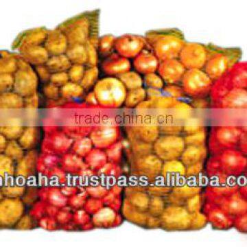 leno mesh bag, leno bag, mesh bag, vegetable bag, fruit bag , mesh plastic bag, plastic mesh bag, net plastic bag from Vietnam