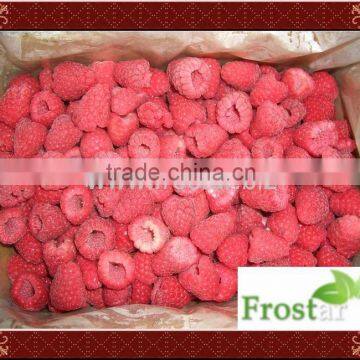 IQF cultivated frozen raspberry