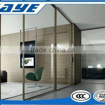 Clear Tempered Balcony Sliding Glass Door