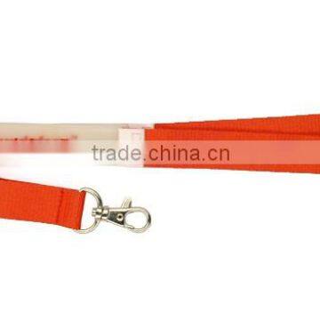 PP lanyard for PVC custom logo with release buckle wholesales PP lanyard