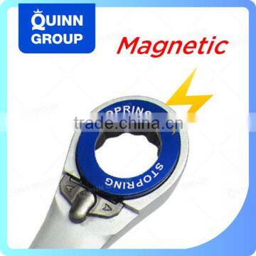 Quinnco 16 mm 15 Degree Offset Metric Combination Ratchet Gear Spanner, 72 Teeth Reversible, CR-V photo-2