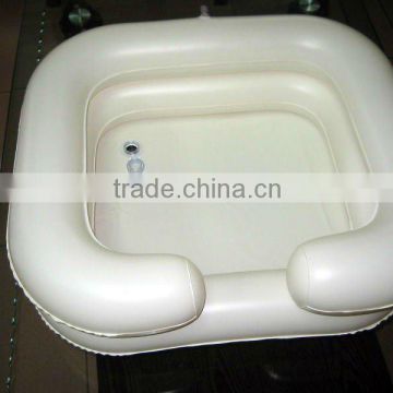 home care pvc Inflatable Shampoo Basin sets