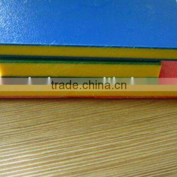 Color core hdpe sheet