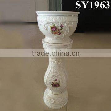 beautiful roman style decoration tall planter pots