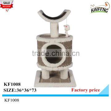 Cat Toy Cat Scratch Pad with Mouse Chaser Best Kitty Scratcher Round Play
