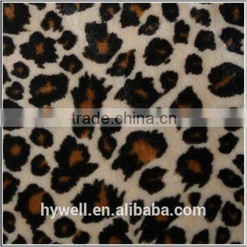 Animal Printed Micro Velboa for shoes