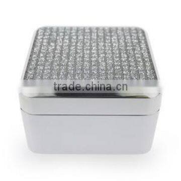 Double Metal Heart Shaped Jewelry Box for Wedding photo-5