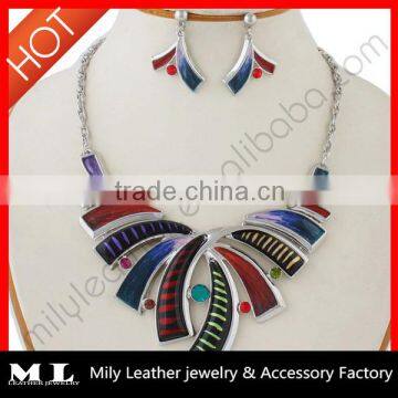 Hot sell fashion alloy jewelry set custom MLJS 10