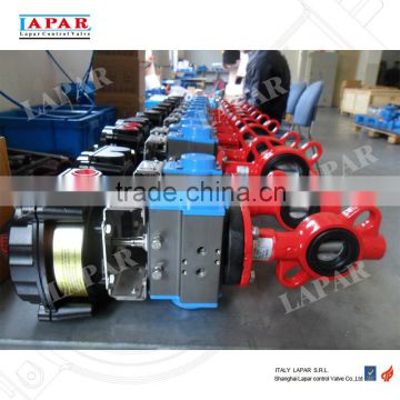 LAPAR Pneumatic Butterfly Valve Wafer type