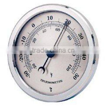silver color in/outdoor thermometer