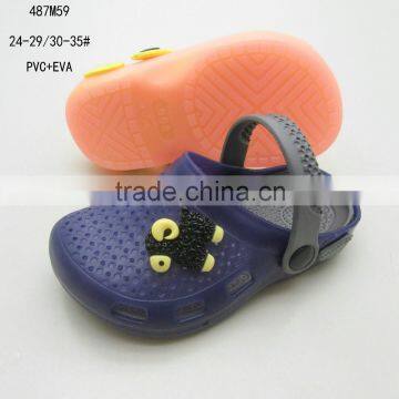 2016 Most popular PVC+EVA garden shoes sandals for boys