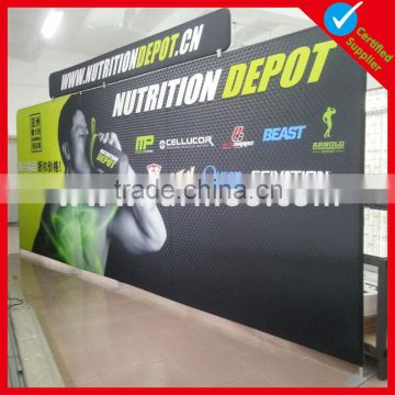 Recyclable promotional outdoor banner stands