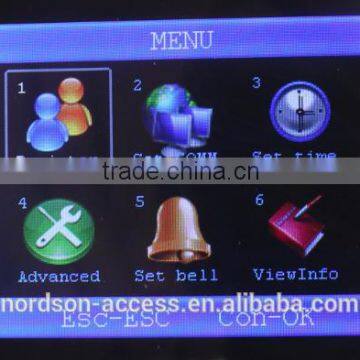 Nordson 2.8inch HD LCD Screen FR-M2 Network Fingerprint Access Control With ID Card photo-5