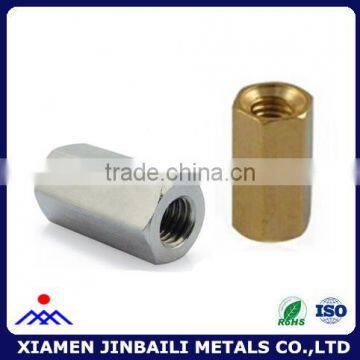 long hex stainless steel carbon steel aluminum coupling nut