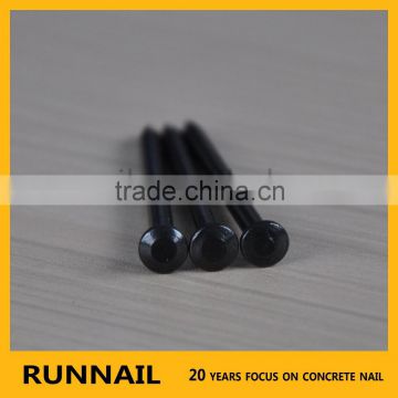 Hardened Black concrete nails germany flat round head--Hanghzou