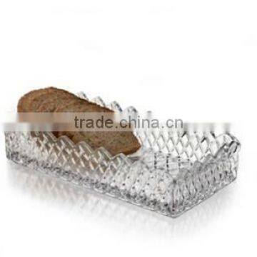 bread tray in glass