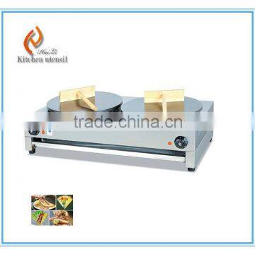 Different style manufacture price factory professional commercial stainless steel double plated crepe maker