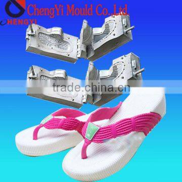 women pvc air blowing fashion thick-soled shoe mould