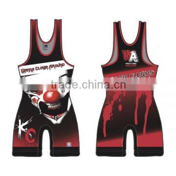 High Quality Low Price Customized Wrestling Singlets