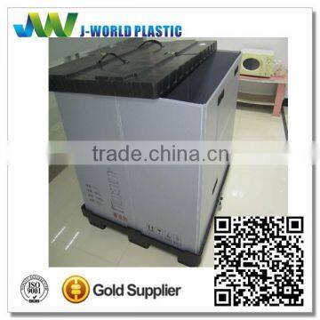 2014 High quality collapsible huge heavy duty plastic box manufacturer