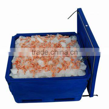 Rotational Molded Ice Box Seafood Storage Container Cold Fish Tubs Insulated Fish Bin photo-3