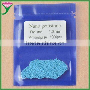 wholesale price round loose man made nano buy turquoise stones for jewelry making