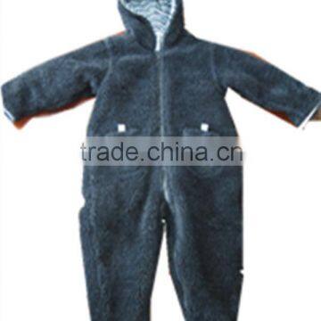 2015 New design Boys Winter heavy romper