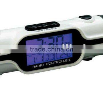 LED Flashlight (LED lamps) with Radio Controlled Clock