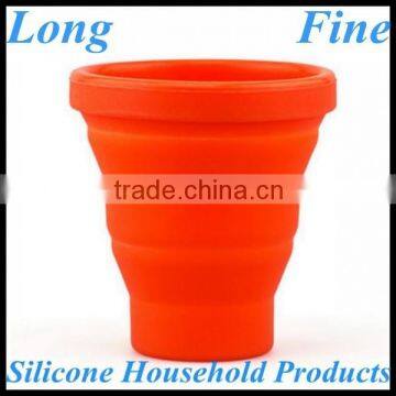 Factory Supplied Silicone Foldable Drinking Cup