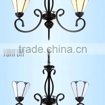 European MED Style Black Iron Chandelier Light photo-2